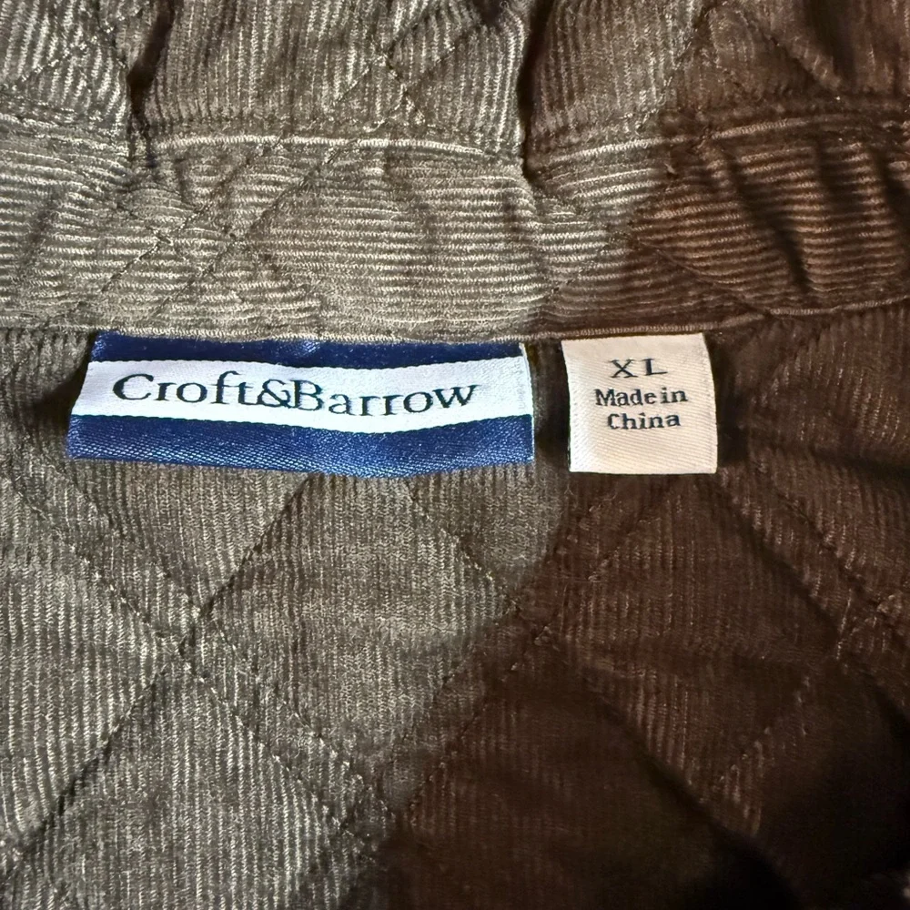 Croft & Barrow Quilted Jacket in Dark Brown - Picture 3 of 8